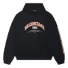Moletom com capuz Hoodies de corte largo «Black» 674986TLVJ21074