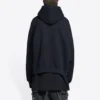 Moletom com capuz Hoodies de corte largo «Black» 674986TLVJ21074
