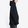 Moletom com capuz Hoodies de corte largo «Black» 674986TLVJ21074