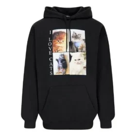 Moletom com capuz «I Love Cats» «Black» 570811TJVG91000
