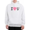 Moletom com capuz «I Love U» «Branco» 570811TJVL69040