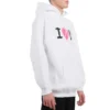 Moletom com capuz «I Love U» «Branco» 570811TJVL69040