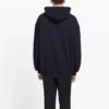 Moletom com capuz oversize em malha entrelaçada «Preto Amarelo» 578138TEV191361