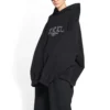 Moletom com capuz oversize XXXL “Preto e Branco” 713677TNVD91070