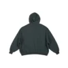 Moletom com capuz oversized com logótipo Balenciaga x adidas «Verde Branco» 712396TNVA93775