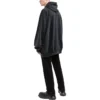Moletom com capuz oversized do Fashion Institute «Preto Desbotado» 697879TMVK18190