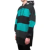 Moletom com capuz oversized às riscas «Green Black» 556137TDV325567