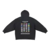 Moletom com capuz Pride, corte largo «Preto» 651799TMVO31070