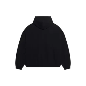 Moletom com capuz Qixi de corte largo “Black” 674986TLVC21070