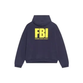 Moletom com capuz reversível «FBI» do Ano do Tigre «Navy» 681472TLVM44084