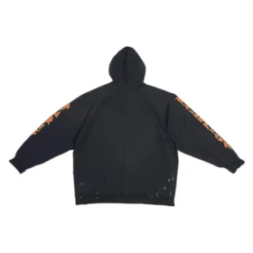Moletom com capuz SBalenciaga Metallica, corte oversized «Black Orange» 697879TMV891055 Moletom com capuz SBalenciaga Metallica, corte oversized «Black Orange» 697879TMV891055
