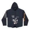 Moletom com capuz Speed Hunters Upside Down Hoodies Oversized «Black Faded» 698156TMVD11000