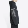 Moletom com capuz Speed Hunters Upside Down Hoodies Oversized «Black Faded» 698156TMVD11000
