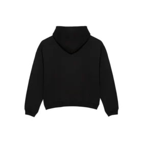 Moletom desportivo feminino em polar mate, preto 612959TIVD41000