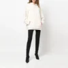 Moletom desportivo oversized com cordão «Branco» 600583TLVA19080