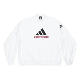 Moletom Oversized Balenciaga x adidas “White” 731777TNVP69065 Moletom Oversized Balenciaga x adidas “White” 731777TNVP69065