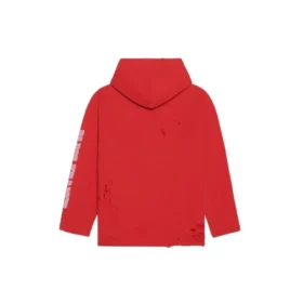 Molletom com capuz curto Balenciaga «Cardi Red» 670946-TLVJ3-6441 Molletom com capuz curto Balenciaga «Cardi Red» 670946-TLVJ3-6441