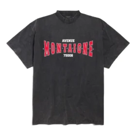 Montaigne Oversized T-shirt «Black Faded» 787349TRVN31048