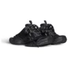 Mules 3XL «Malha preta e poliuretano» 742682W3XL11010