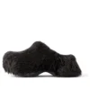 Mules Crocs «Black Fake Fur on Rubber» 720762W0FOU1000