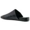 Mules de couro confortáveis «Black» 743926WB7221000