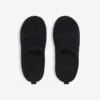 Mules de plataforma macia «Alaska» para mulher, em preto