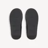Mules de plataforma macia «Alaska» para mulher, em preto
