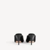Mules Duchesse para mulher em preto