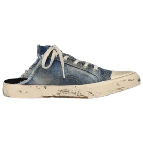 Mules em Denim desgastado «Paris» «Blue» 693952W3RCL4090