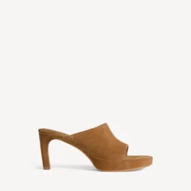 Mules Fargo para mulher em castanho