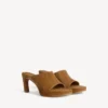 Mules Fargo para mulher em castanho