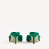 Mules femininas Balenciaga | Manolo Blahnik na cor «grass»