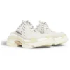 Mules Triple S «Branco com Espuma Dupla e Malha» 755687W3SM29097