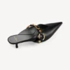 Mules urbanos para mulher em preto