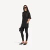 Mules urbanos para mulher em preto