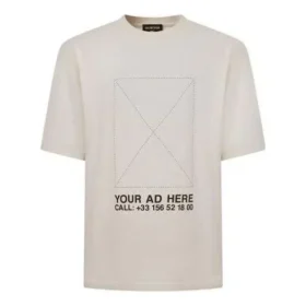 O SEU ANÚNCIO AQUI T-shirt Oversized «Beige» 676589TLVF49054