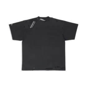 Oversized 3B Sports Icon Repaired T-shirt «Washed Black» 704056TMVA59034