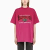 Oversized B Authentic Vintage Jersey T-shirt «Rosa» 694576TMVA95566