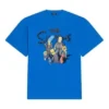 Oversized Balenciaga x The Simpsons T-shirt «Azul» 676589TLVG74210