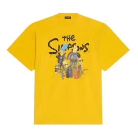 Oversized Cotton Balenciaga x THE SIMPSONS T-shirt «Yellow» 676589TLVG77200
