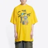 Oversized Cotton Balenciaga x THE SIMPSONS T-shirt «Yellow» 676589TLVG77200
