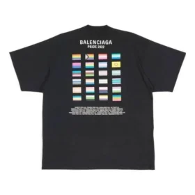 Oversized Cotton Pride 22 T-shirt «Black White» 694576TMVO21070