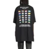 Oversized Cotton Pride 22 T-shirt «Black White» 694576TMVO21070