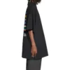 Oversized Cotton Pride 22 T-shirt «Black White» 694576TMVO21070