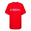 Oversized Slime T-shirt «Red White» 676589TLVF16407