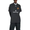 Oversized Soccer T-shirt Balenciaga x adidas «Preto» 723663TNV131000