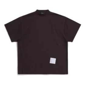 Oversized T-shirt com autocolante “Preto” 739028TPVN41270