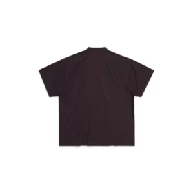 Oversized T-shirt com autocolante “Preto” 739028TPVN41270
