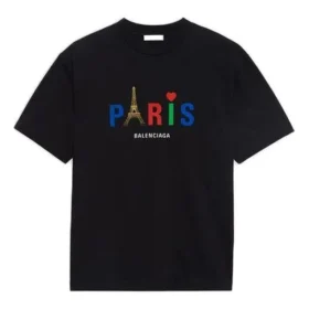 Paris Love Estampa Regular Preto 594599TGV431000
