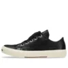 Paris Low Top Sneaker «Couro preto e borracha branca» 688757W3RCB1090